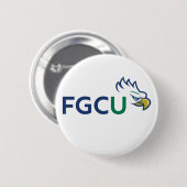 Florida Gulf Coast University Eagles Ronde Button 5,7 Cm (Voorkant /achterkant)