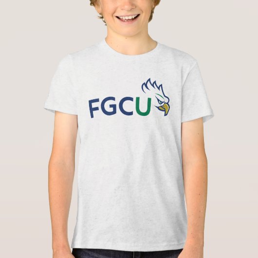 Florida Gulf Coast University Eagles Tri-Blend Shirt (Voorkant)