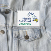 Florida Gulf Coast University | FGCU Azul Eagles Button (Insitu)