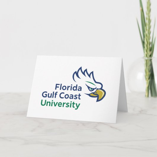 Florida Gulf Coast University | FGCU Azul Eagles Kaart (Voorkant)