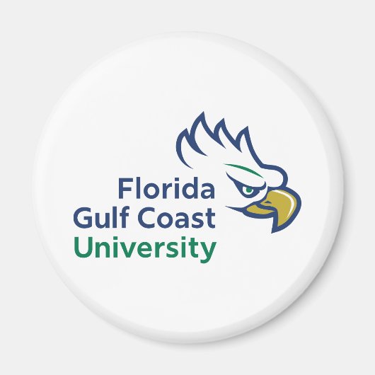 Florida Gulf Coast University | FGCU Azul Eagles Magneet (Voorkant)