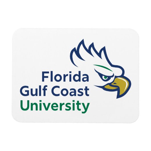 Florida Gulf Coast University | FGCU Azul Eagles Magneet (Horizontaal)