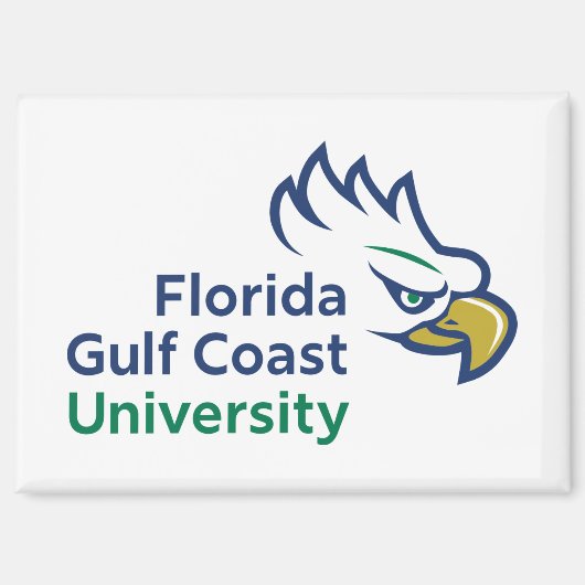 Florida Gulf Coast University | FGCU Azul Eagles Magneet (Voorkant)