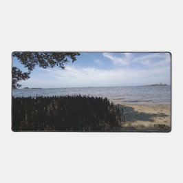 Florida Gulf Shore ontspannende natuurlijke fotogr Bureaumat