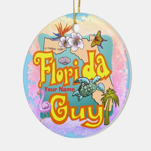 Florida Guy Keramisch Ornament (Links)