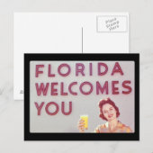 Florida heet je welkom Briefkaart (Voorkant / Achterkant)