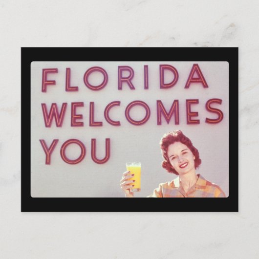 Florida heet je welkom Briefkaart (Voorkant)