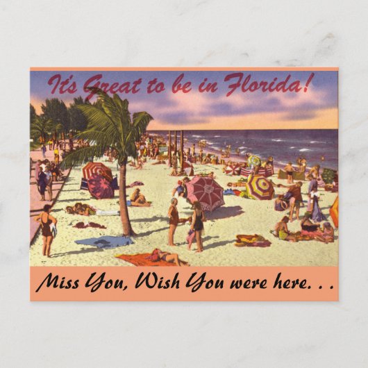 Florida, het is Groot binnen te zijn Briefkaart (Voorkant)