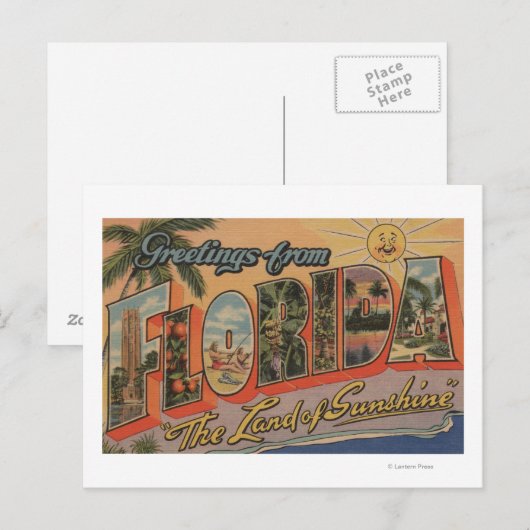 Florida - Het land van de zon Briefkaart (Voorkant / Achterkant)