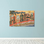 Florida - Het land van de zon Canvas Afdruk (Insitu (Houten vloer))