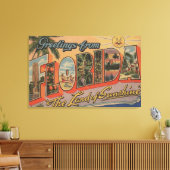 Florida - Het land van de zon Canvas Afdruk (Insitu (Woonkamer))