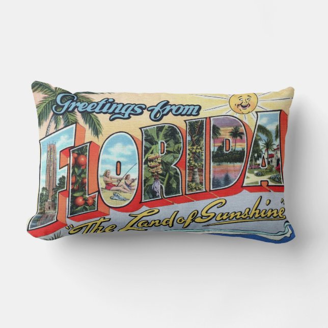 FLORIDA - het land van de zon - PILLOW Kussen (Voorkant)