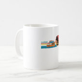  Florida Hippie Surf Van Retro Beach Sunset Koffiemok (Voorkant links)