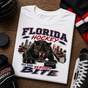 Florida Hockey Heeft Ernstige Beet Panther T-shirt
