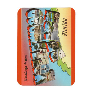 Florida, Hollywood Beach Magnet Magneet