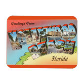 Florida, Hollywood strandmagneet Magneet (Horizontaal)