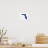 Florida Home blue Poster (Keuken)