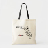 Florida HOME canvas tas (Voorkant)