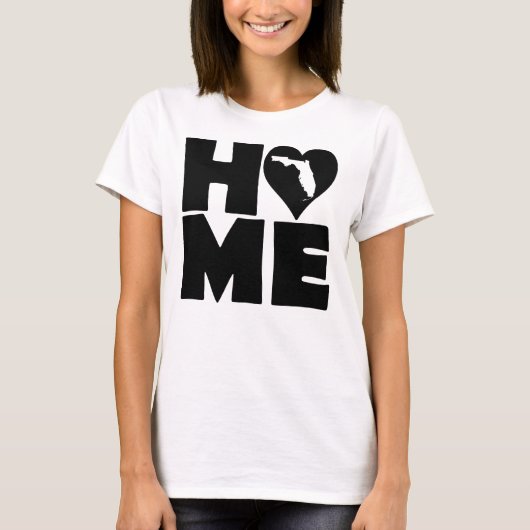 Florida Home Heart State Tees T-Shirt (Voorkant)