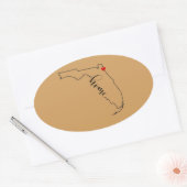 Florida Home Jacksonville Sticker (Envelop)