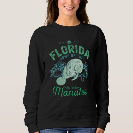 Florida Home Of The Manatee Sea Cow 1 Trui (Voorkant)