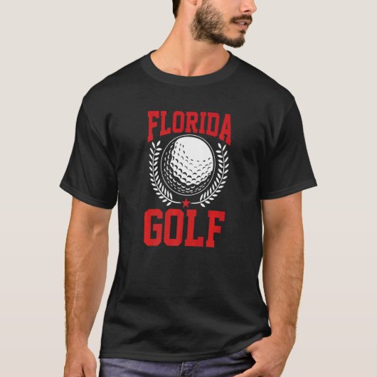 Florida Home State Floridian Golf   T-shirt (Voorkant)