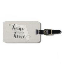 Florida - Home Sweet Home burlap-look