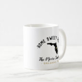 Florida Home Sweet Home Familie Monogram Mok (Voorkant rechts)