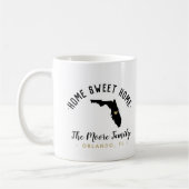 Florida Home Sweet Home Familie Monogram Mok (Links)