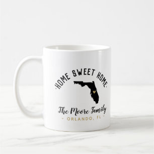 Florida Home Sweet Home Familie Monogram Mok