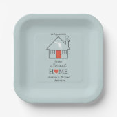 Florida Home Sweet Home Gepersonaliseerd Papieren Bordje (Voorkant)