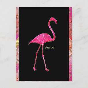 Florida Hot Pink Flamingo Briefkaart