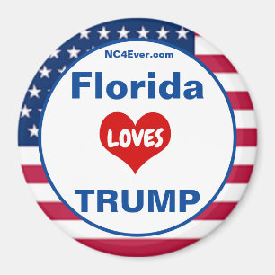 Florida HOUDT VAN TRUMP Patriottische Koelkast Magneet