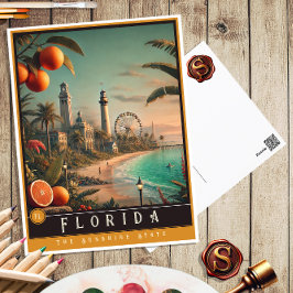 Florida | hyperrealistisch Briefkaart