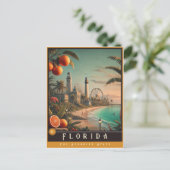 Florida | hyperrealistisch Briefkaart (Staand voorkant)
