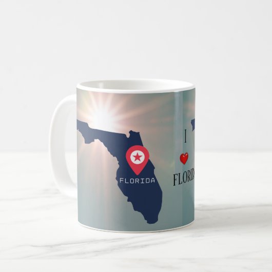 Florida in de mok voor zonneschijnkoffie/thee (Voorkant links)