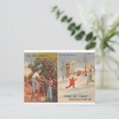 Florida in de winter briefkaart (Staand voorkant)