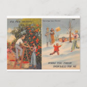 Florida in de winter briefkaart (Voorkant)