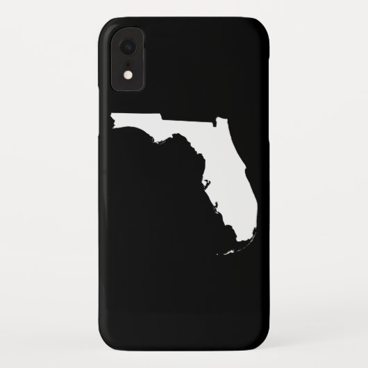 Florida in wit en zwart Case-Mate iPhone case (Achterkant)