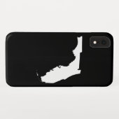 Florida in wit en zwart Case-Mate iPhone case (Achterkant (horizontaal))