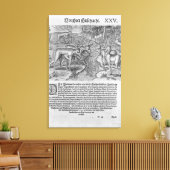 Florida Indiërs jagen op herten Canvas Afdruk (Insitu (Woonkamer))