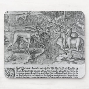 Florida Indiërs jagen op herten Muismat