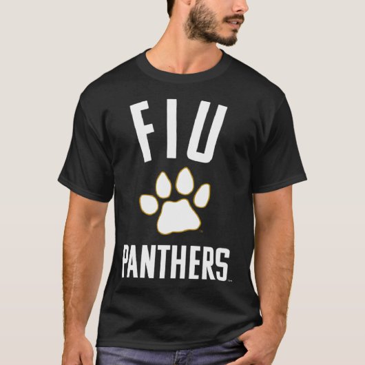 Florida International FIU Panthers Grote Één Kleur T-shirt (Voorkant)