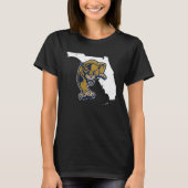 Florida International FIU Panthers State Shape T-shirt (Voorkant)