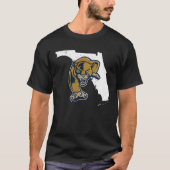 Florida International FIU Panthers State Shape T-shirt (Voorkant)