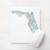 Florida Interstate Map Mousepad Muismat (Met muis)