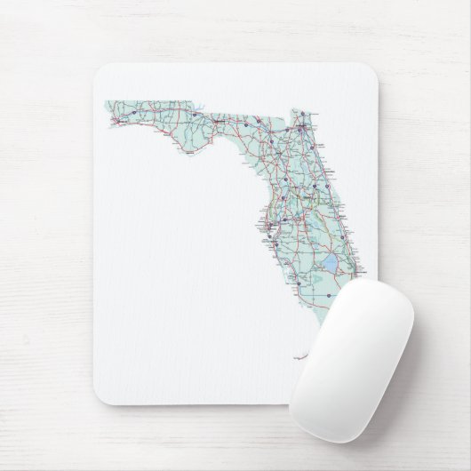 Florida Interstate Map Mousepad Muismat (Met muis)