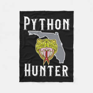 Florida Invasieve Pythons Jagen Fleece Deken