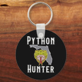 Florida Invasieve Pythons Jagen Sleutelhanger (Voorkant)