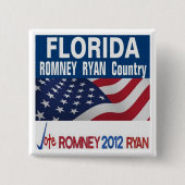 Florida is Romney Ryan Country Button (Voorkant)